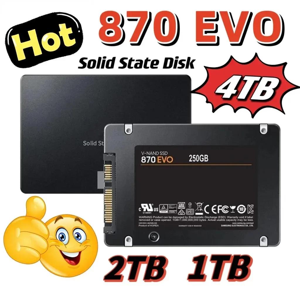  ָ Ʈ ̺ ϵ ũ, 4TB SSD 870EVO, 2.5 ġ Sata III, 2TB SSD ̺ ϵ ũ, ũ ǻ ũž ƮϿ